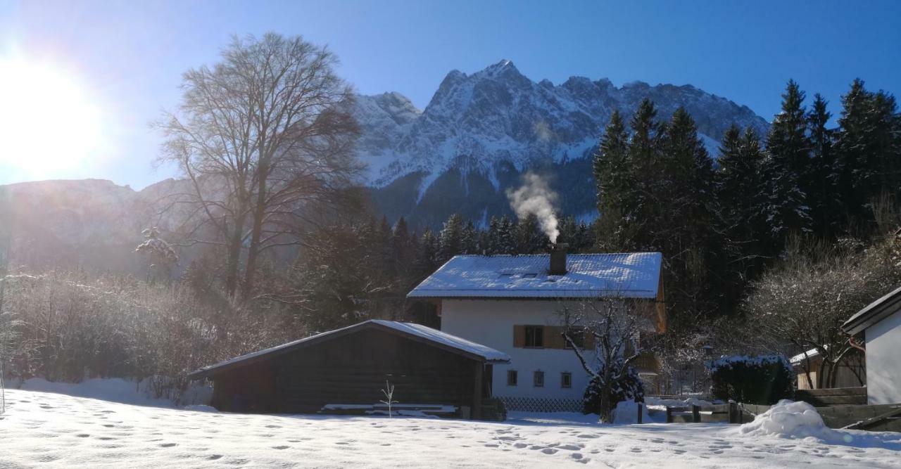 Ferienhaus Badersee Grainau Esterno foto